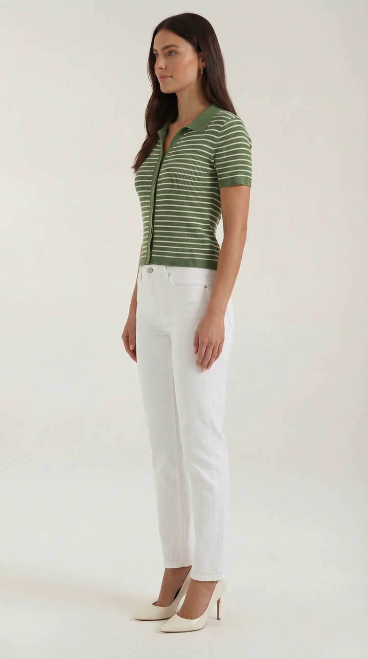 Gestreepte Edith Polo Shirt