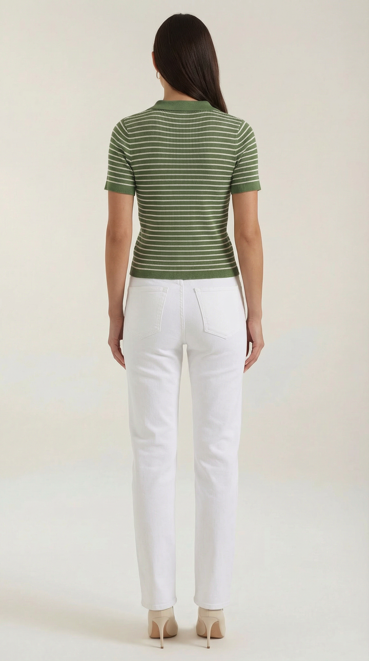 Gestreepte Edith Polo Shirt