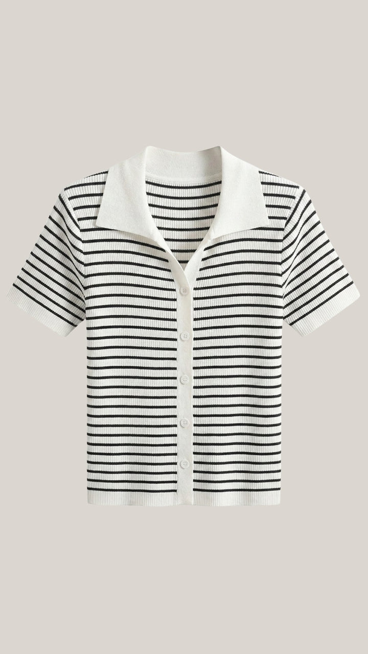 Gestreepte Edith Polo Shirt