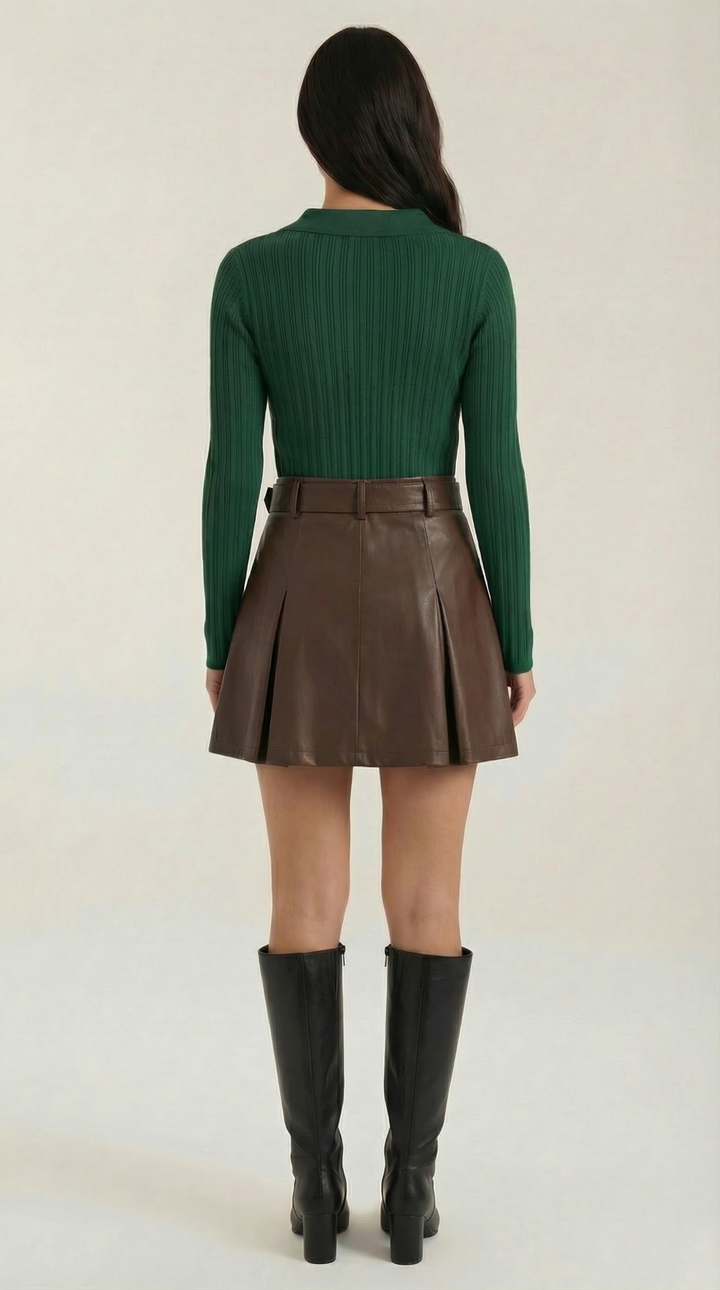 Elaine Rib-Knit Sweater