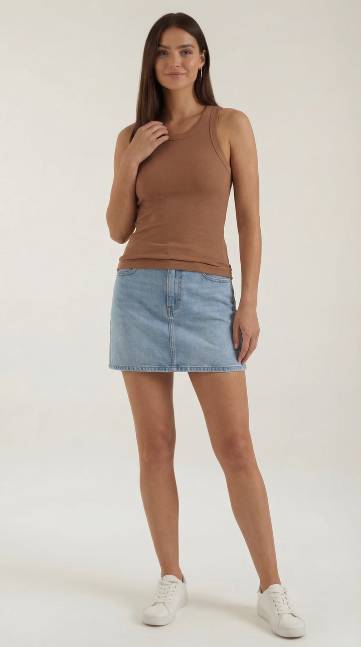 Mouwloze Evangeline Top