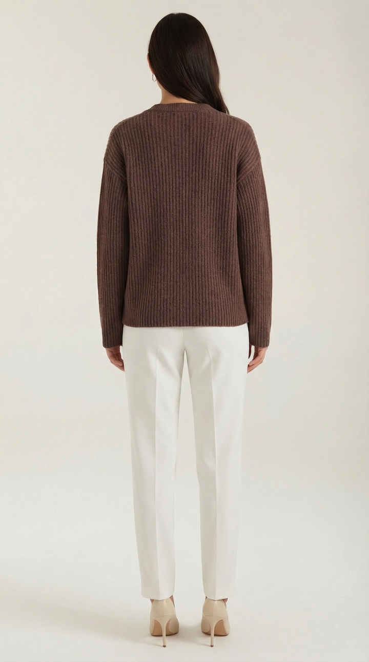 Oversized Franse Katoenen Cardigan