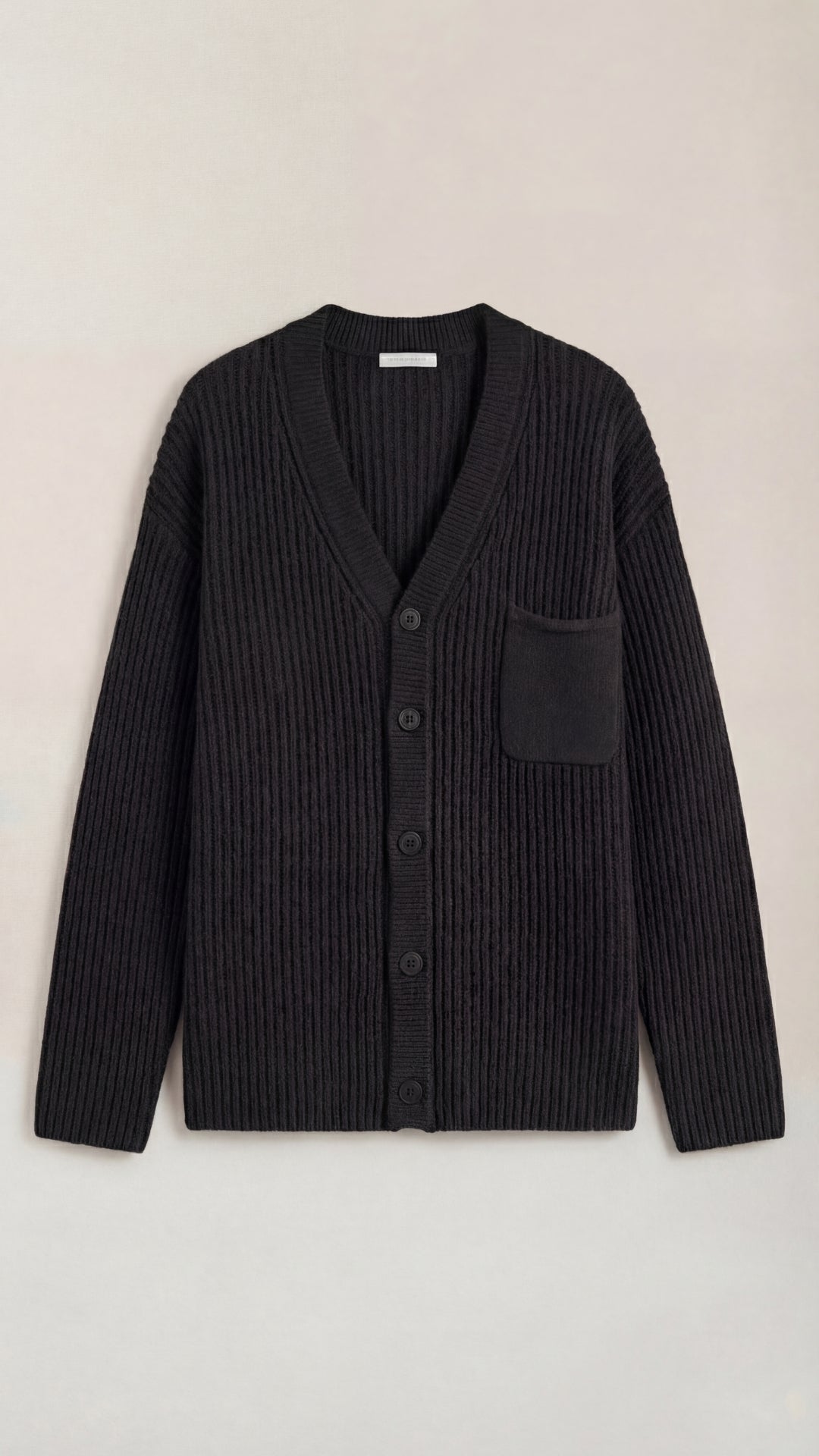 Oversized Franse Katoenen Cardigan