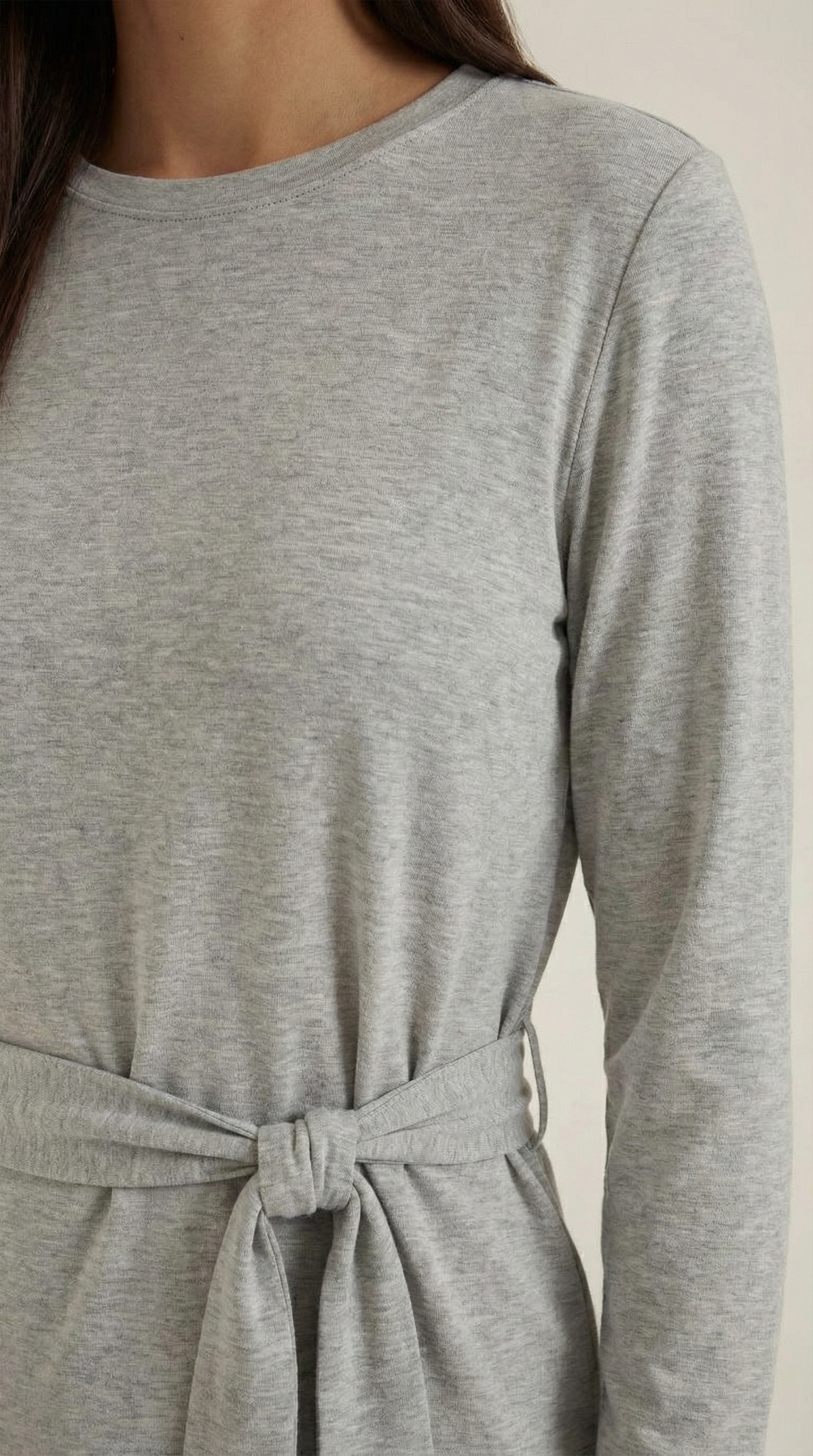 Holly Lange Mouw Knoop Detail Top