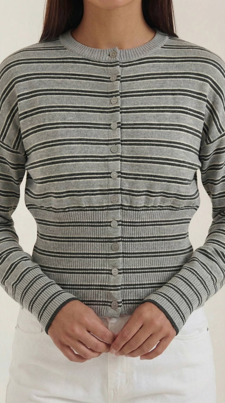 Gestreepte Cardigan Ida