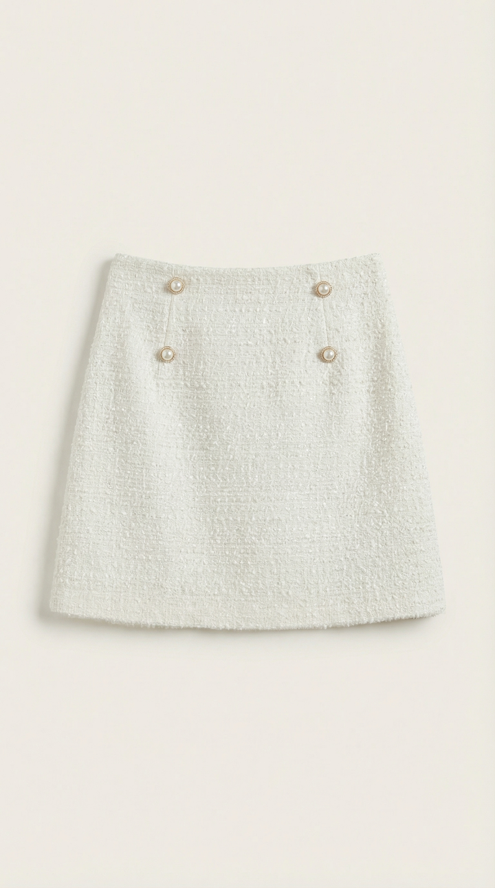 Witte Eiland Rok - Elegante rok voor vrouwen