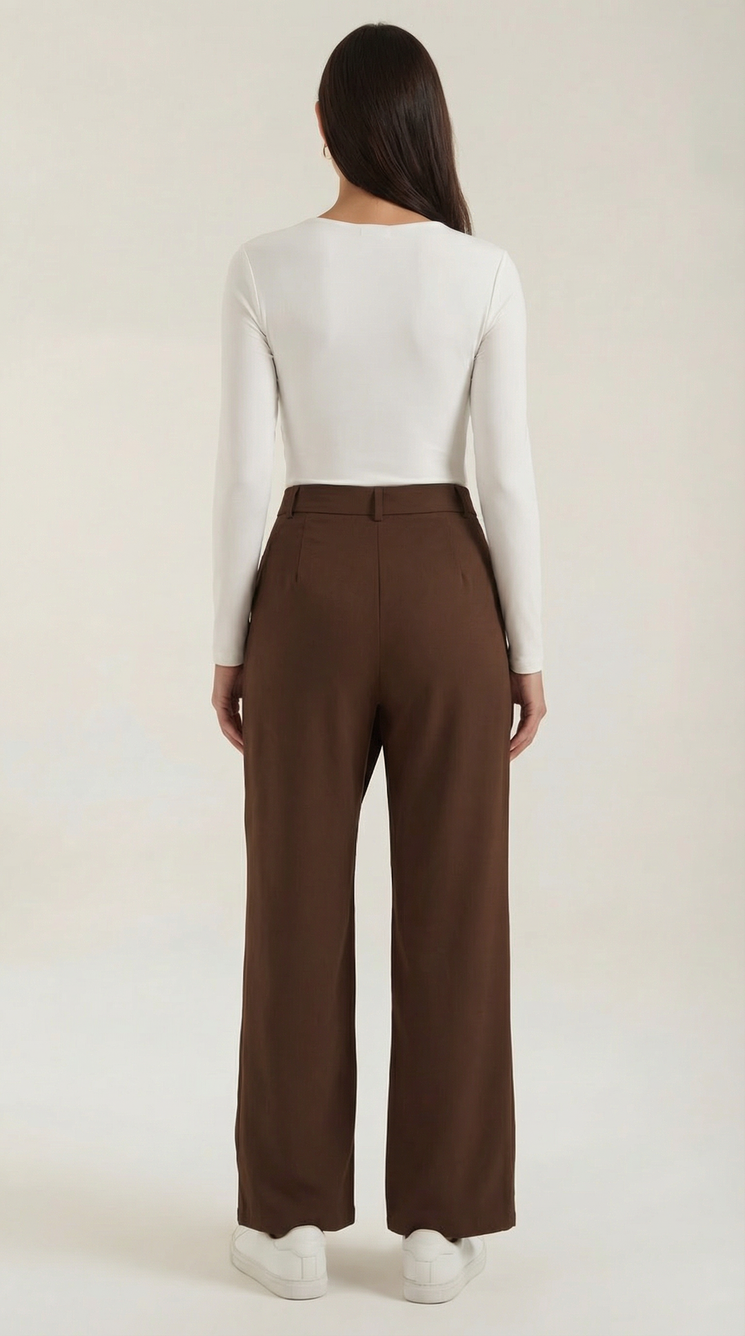 Asymmetrische Denim Broek