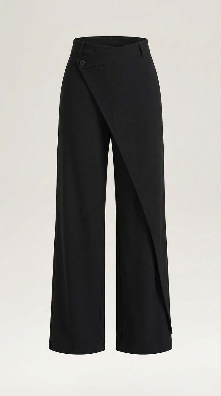 Asymmetrische Denim Broek