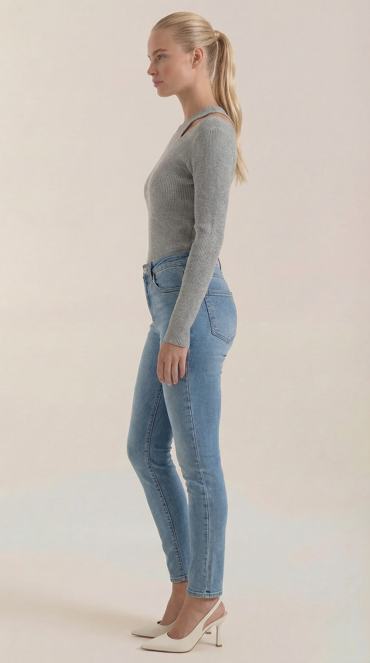 Gebreide Trui: Asymmetrische Jessie