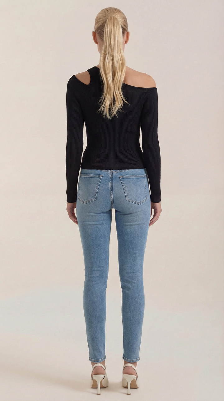 Gebreide Trui: Asymmetrische Jessie