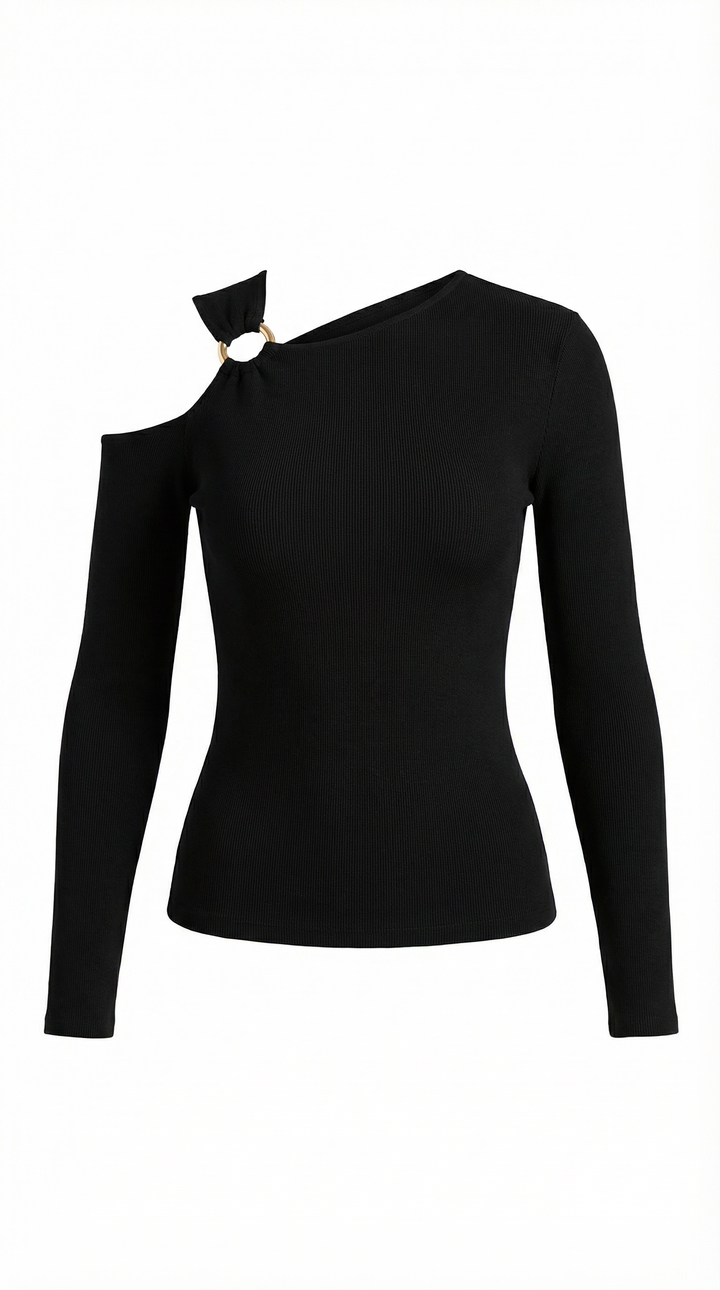 Joann Asymmetrische Top met Één Schouder