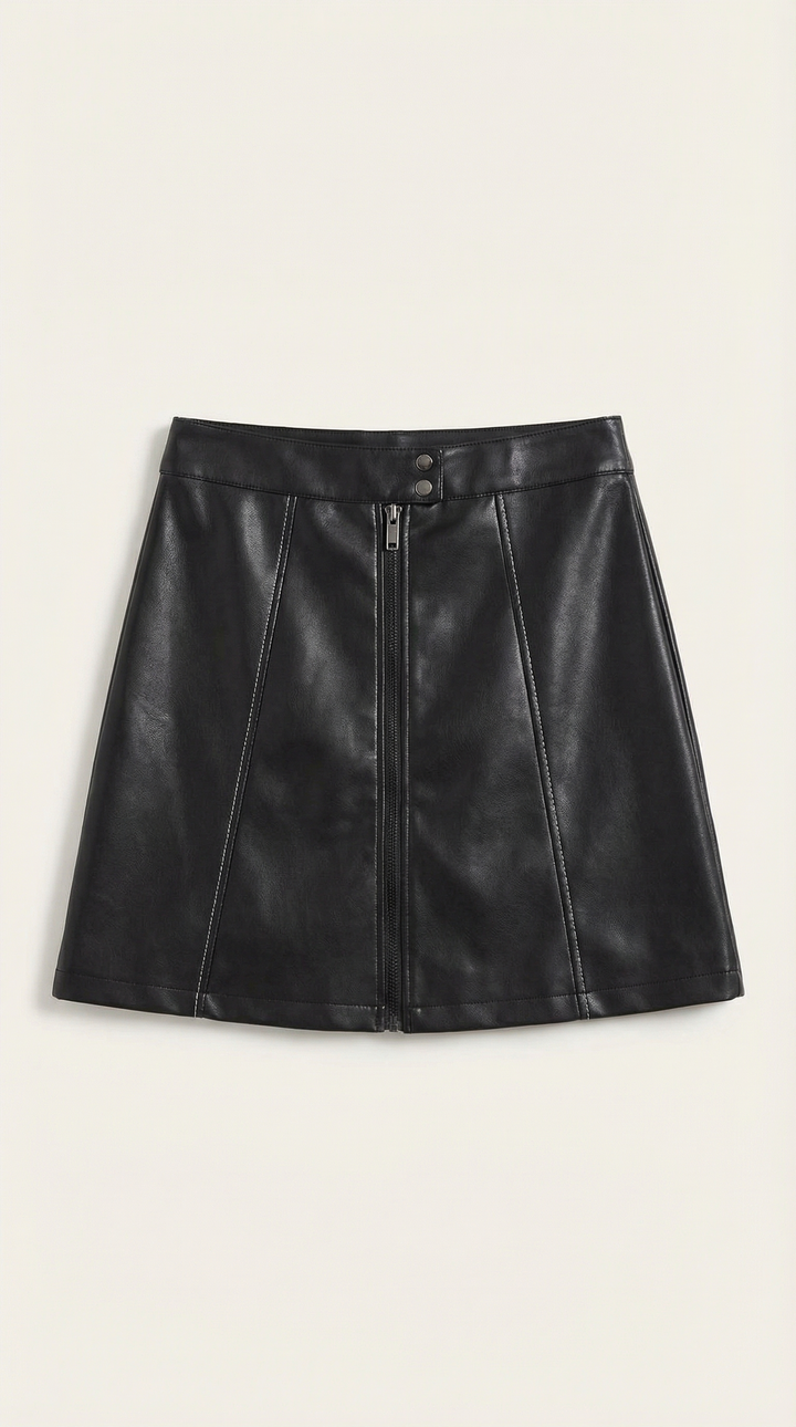 Jocelyn Vegan Leren Rok