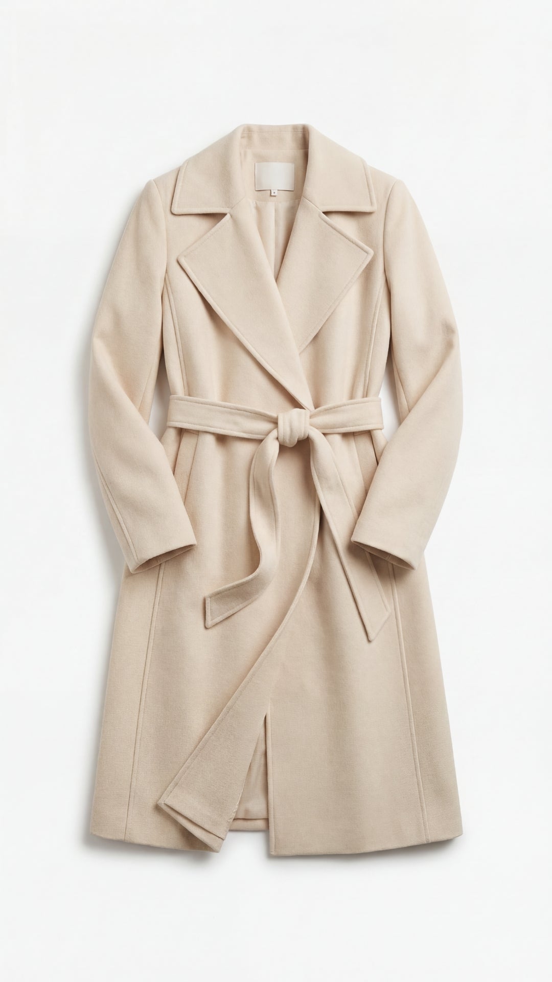 Wollen Trenchcoat Joyce met Riem