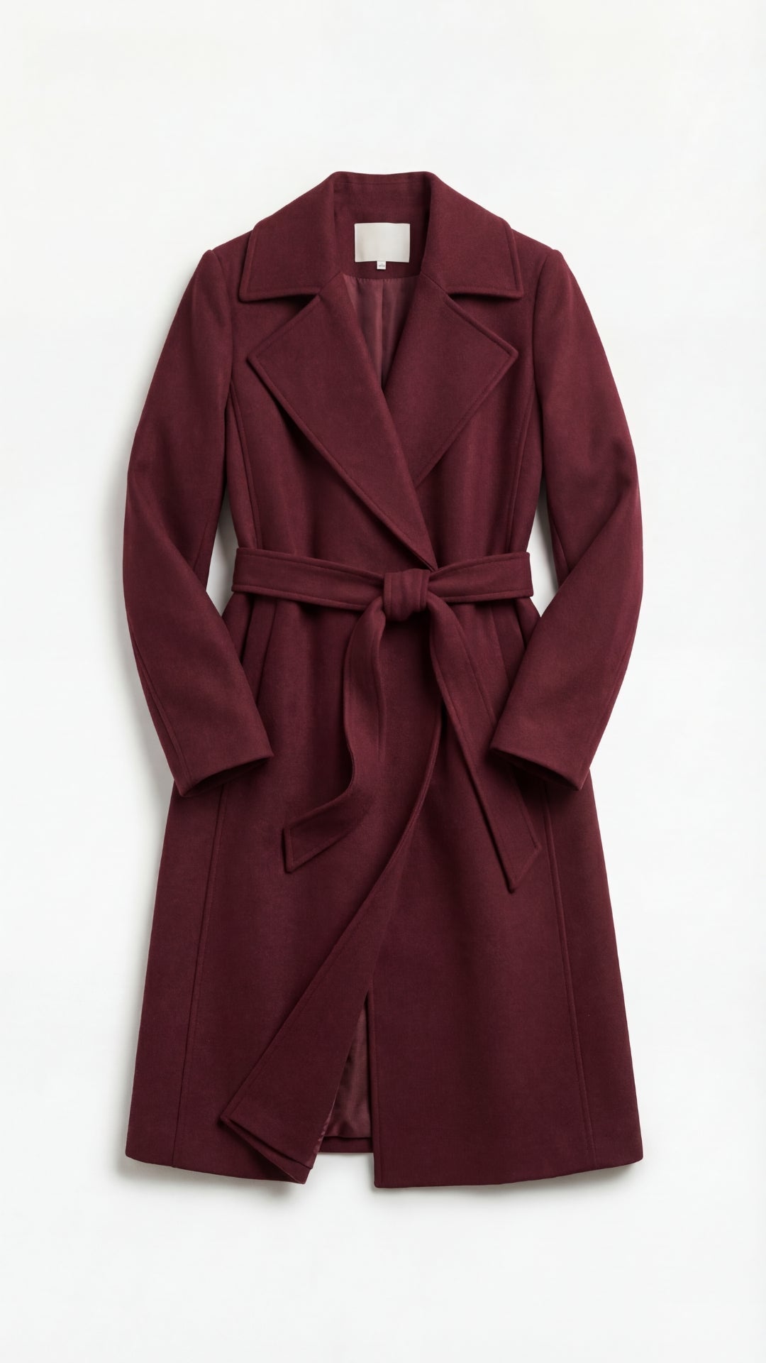 Wollen Trenchcoat Joyce met Riem