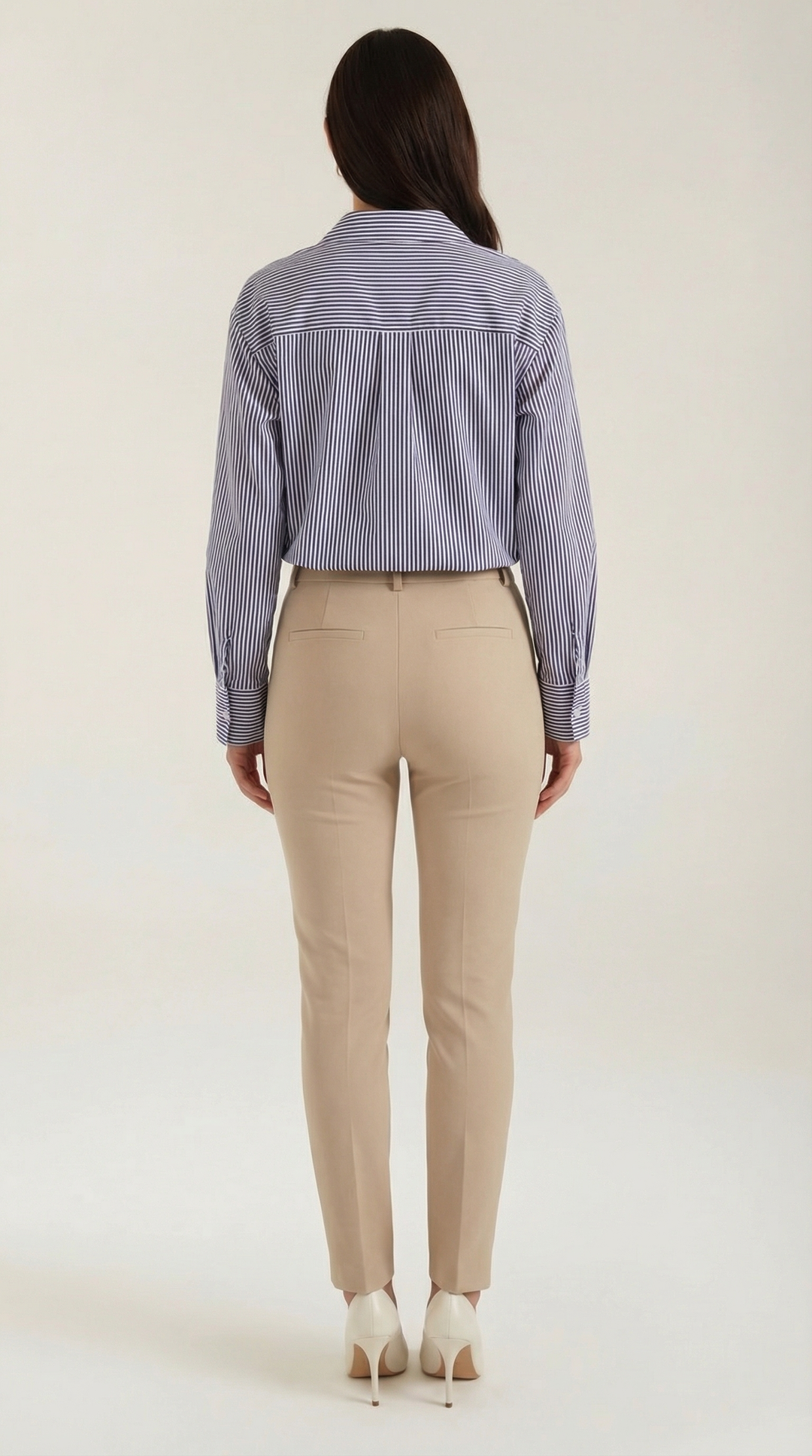 Juliana Gestreepte Lange Mouwen Blouse
