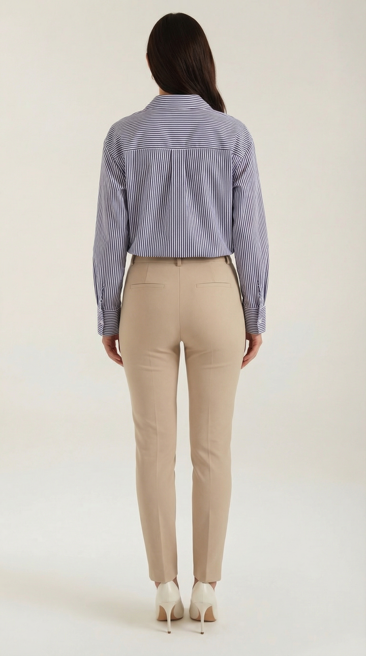Juliana Gestreepte Lange Mouwen Blouse