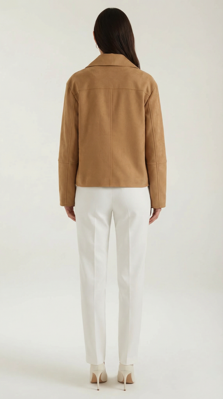 Zachte Button-Up Julie Jas
