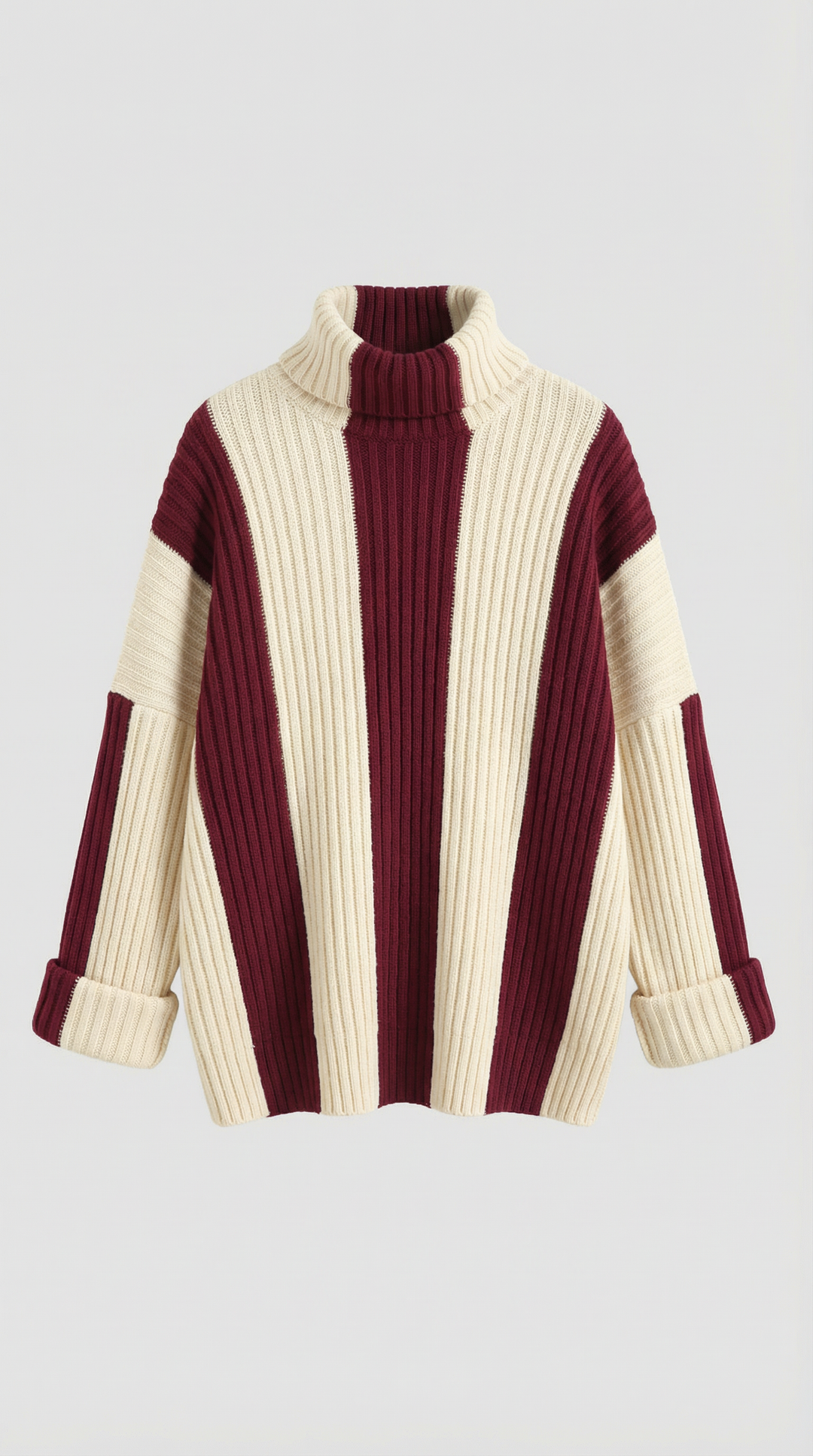 'Juni' Gestreepte Oversized Coltrui