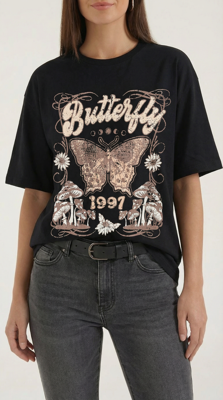 Justine Oversized Graphic T-Shirt