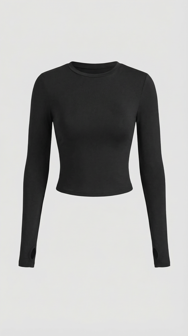 Karen Lange Mouw Crop Top