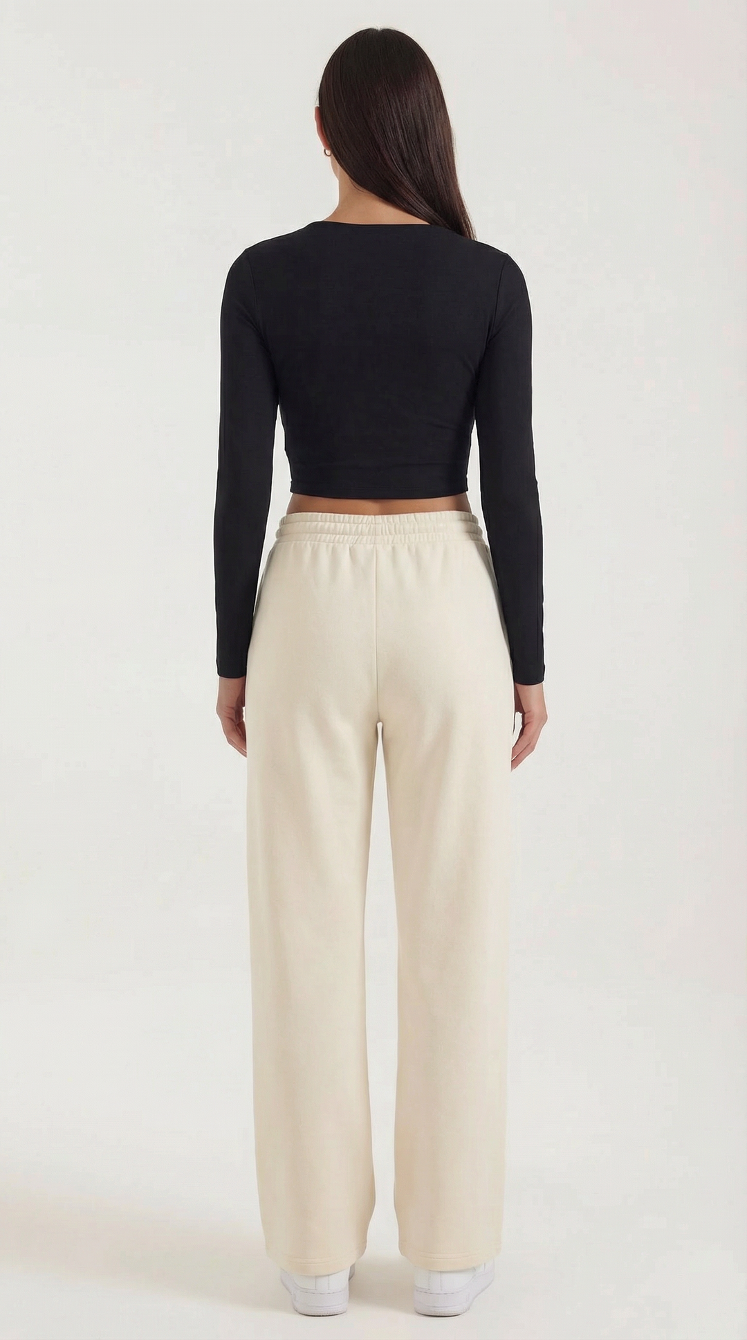 Karen Lange Mouw Crop Top