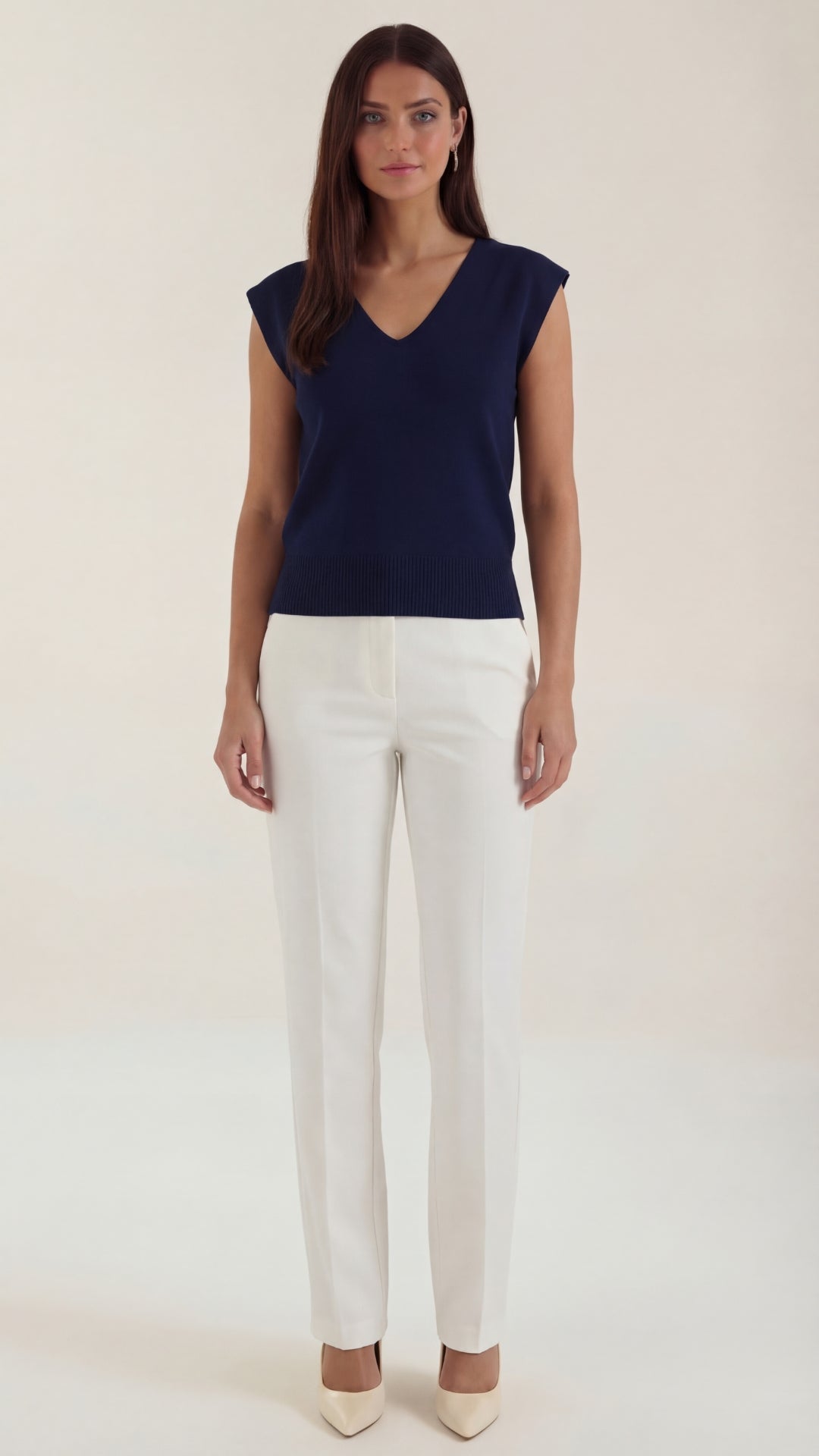 Kim V-hals Blouse