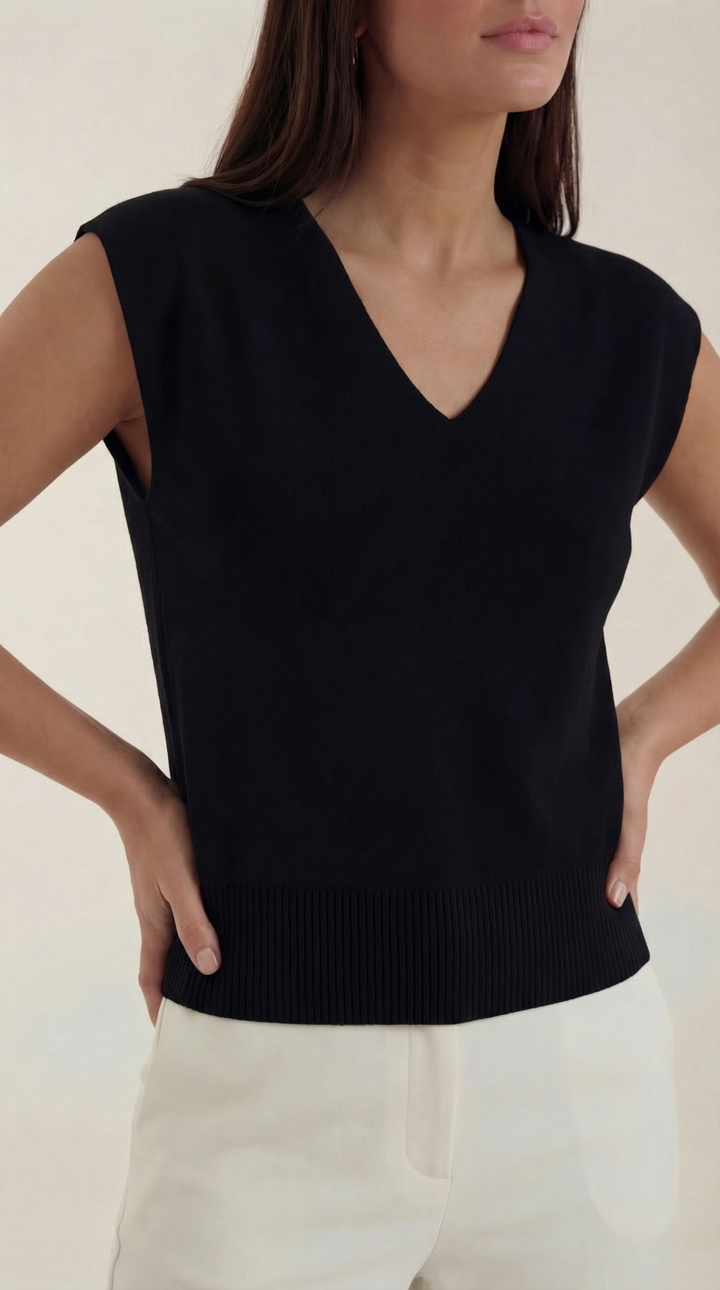 Kim V-hals Blouse