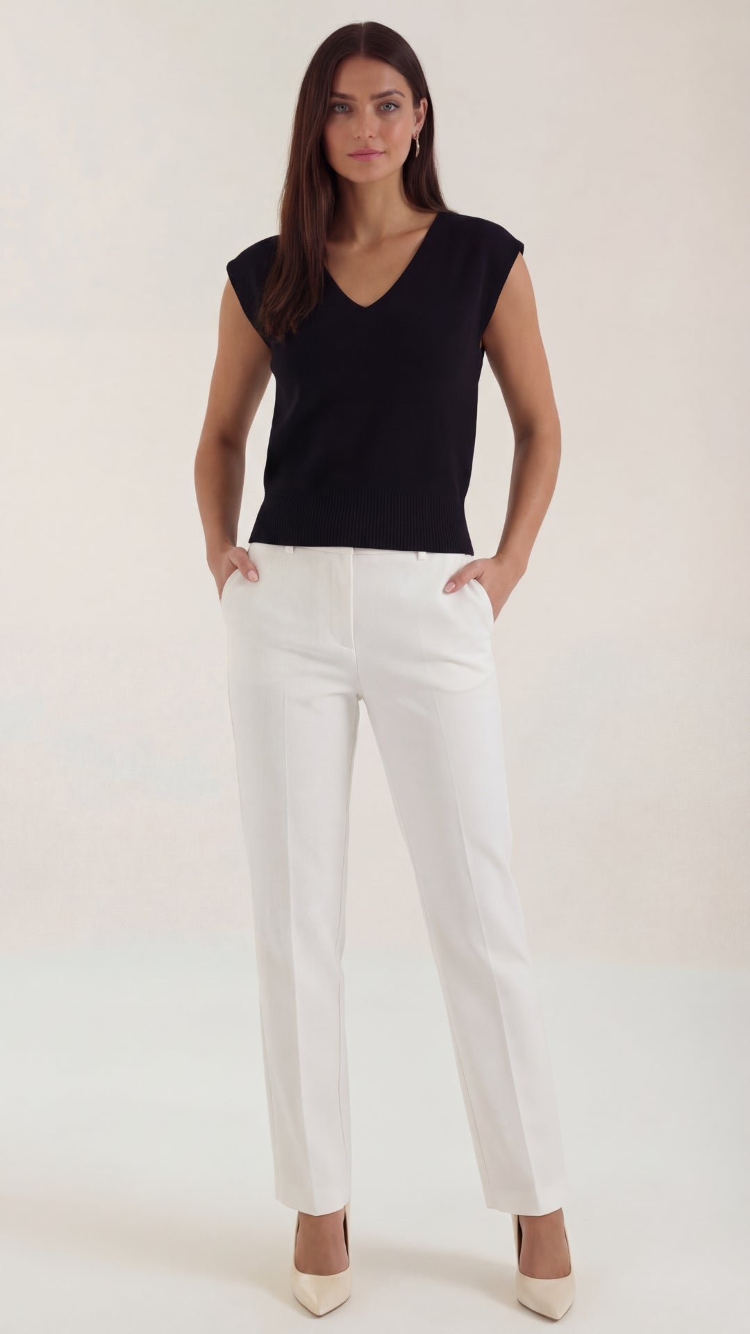 Kim V-hals Blouse