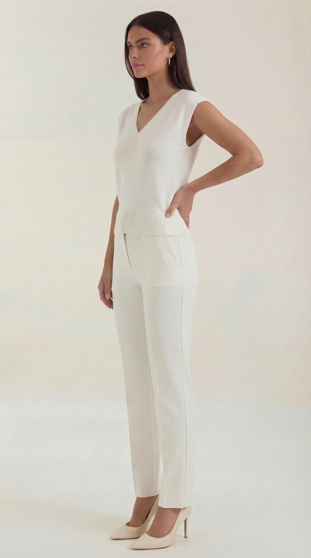 Kim V-hals Blouse
