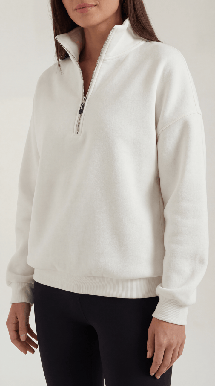 Lori Oversized Trui met 1/4 Rits Kraag