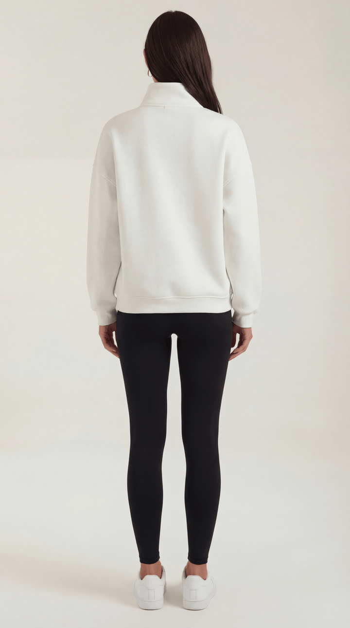 Lori Oversized Trui met 1/4 Rits Kraag