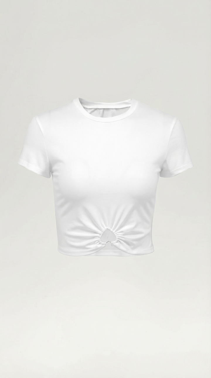 T-shirt met korte mouwen en maansymbool