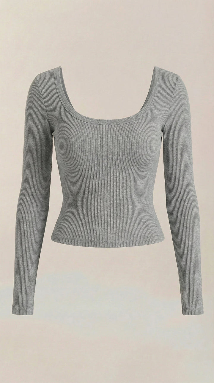 Marian V-Hals Lange Mouwen Top