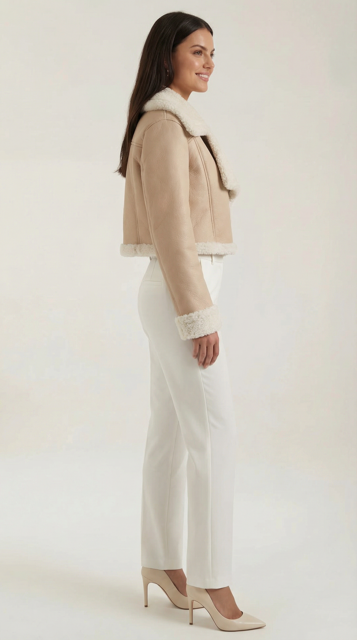 Korte Marie Fleece Jas