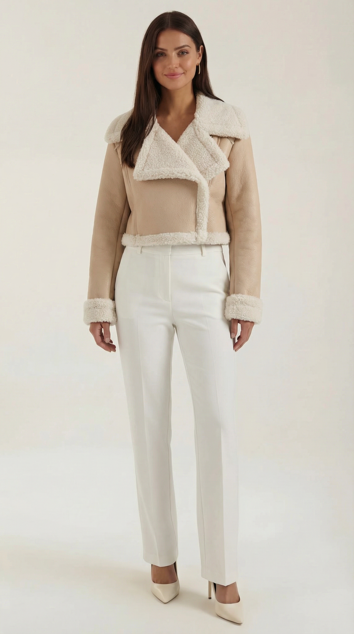 Korte Marie Fleece Jas