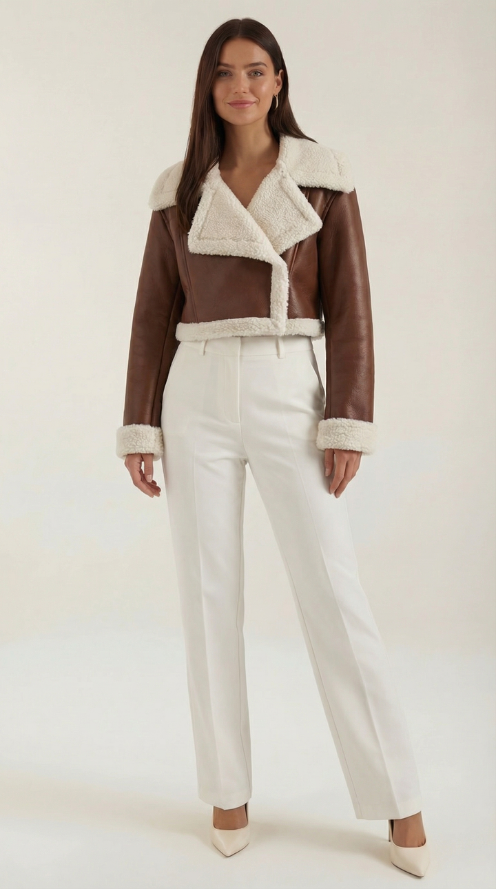 Korte Marie Fleece Jas