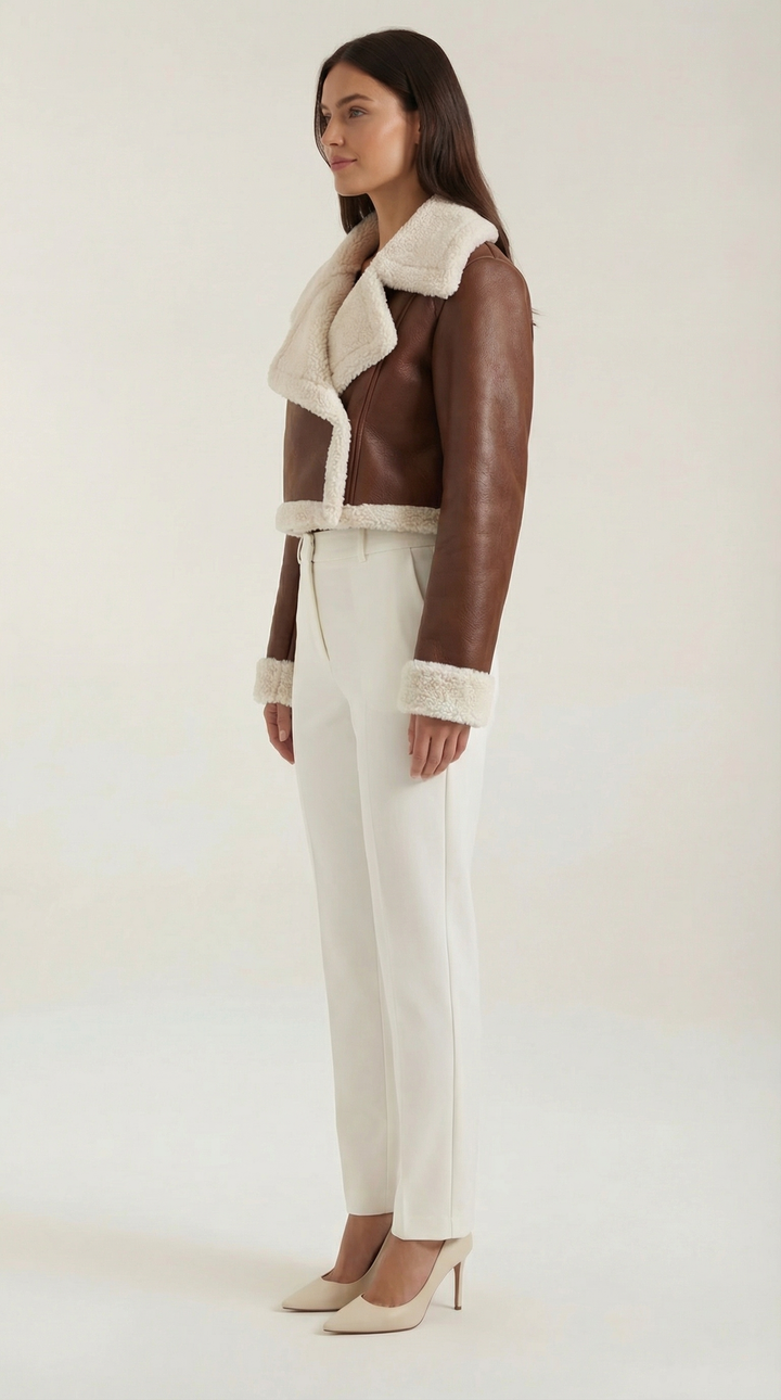 Korte Marie Fleece Jas