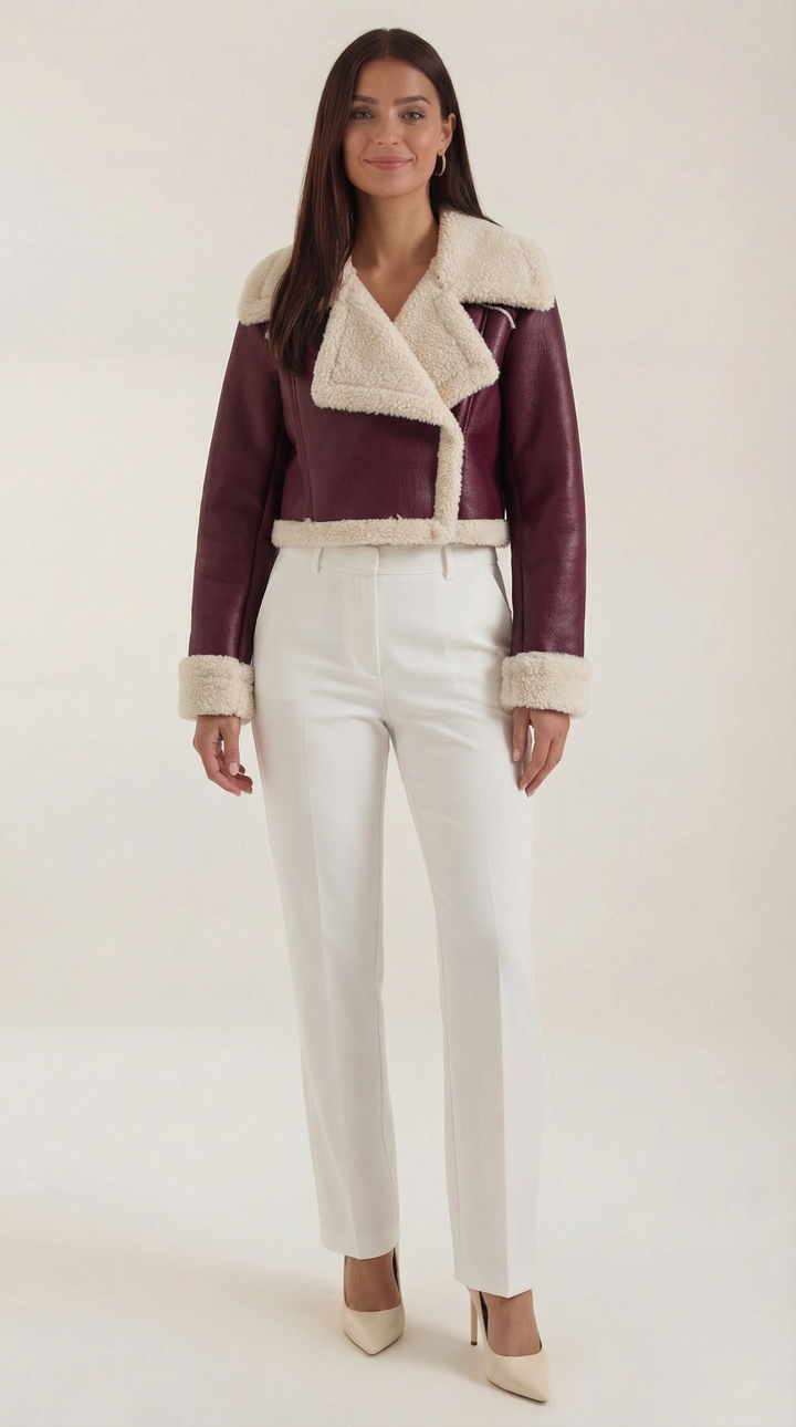 Korte Marie Fleece Jas
