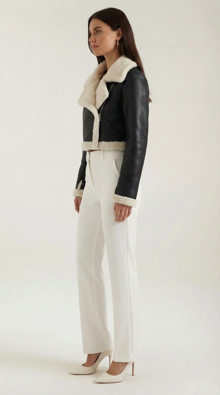 Korte Marie Fleece Jas
