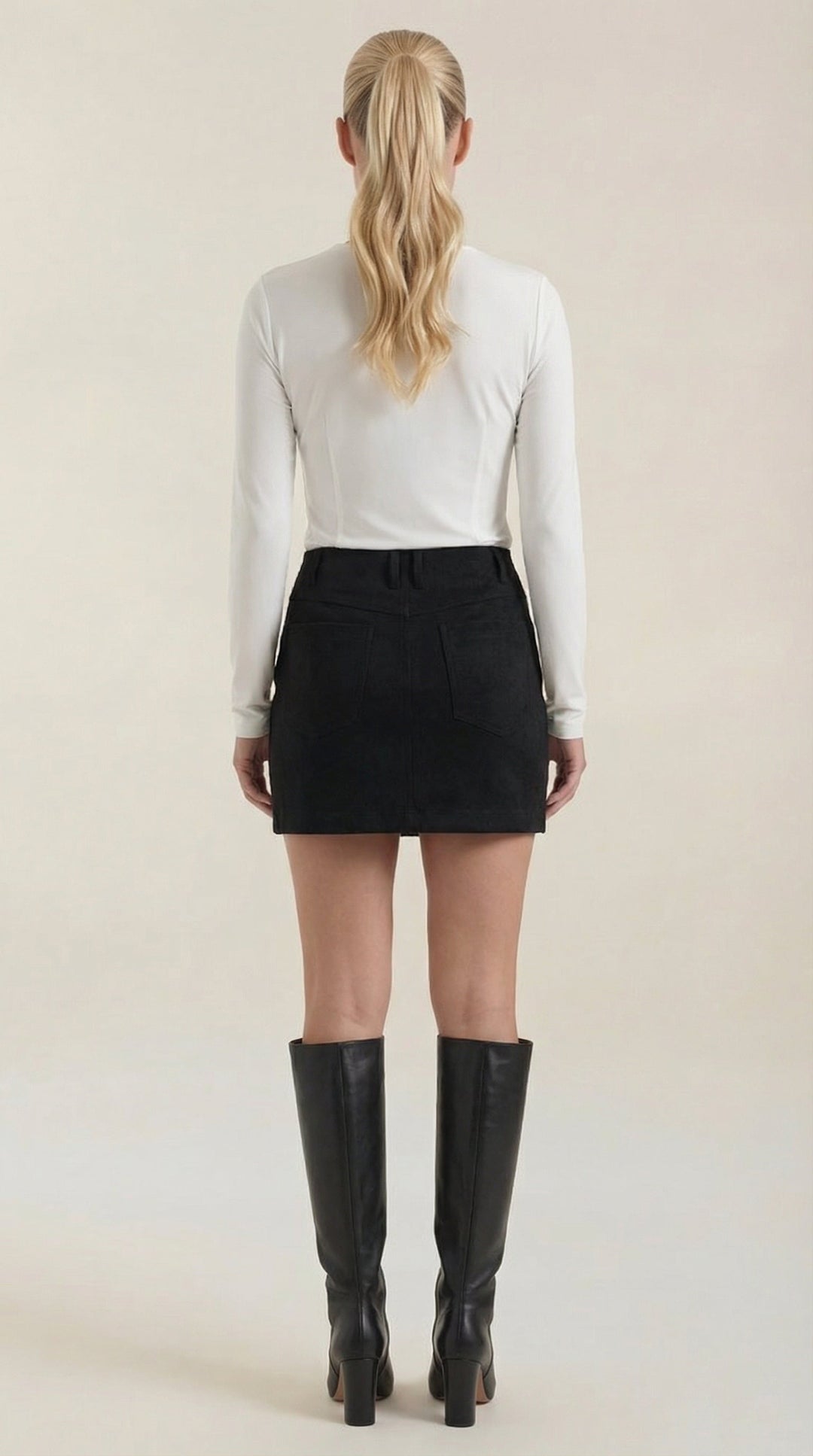 Maureen Hoge Taille Miniskirt