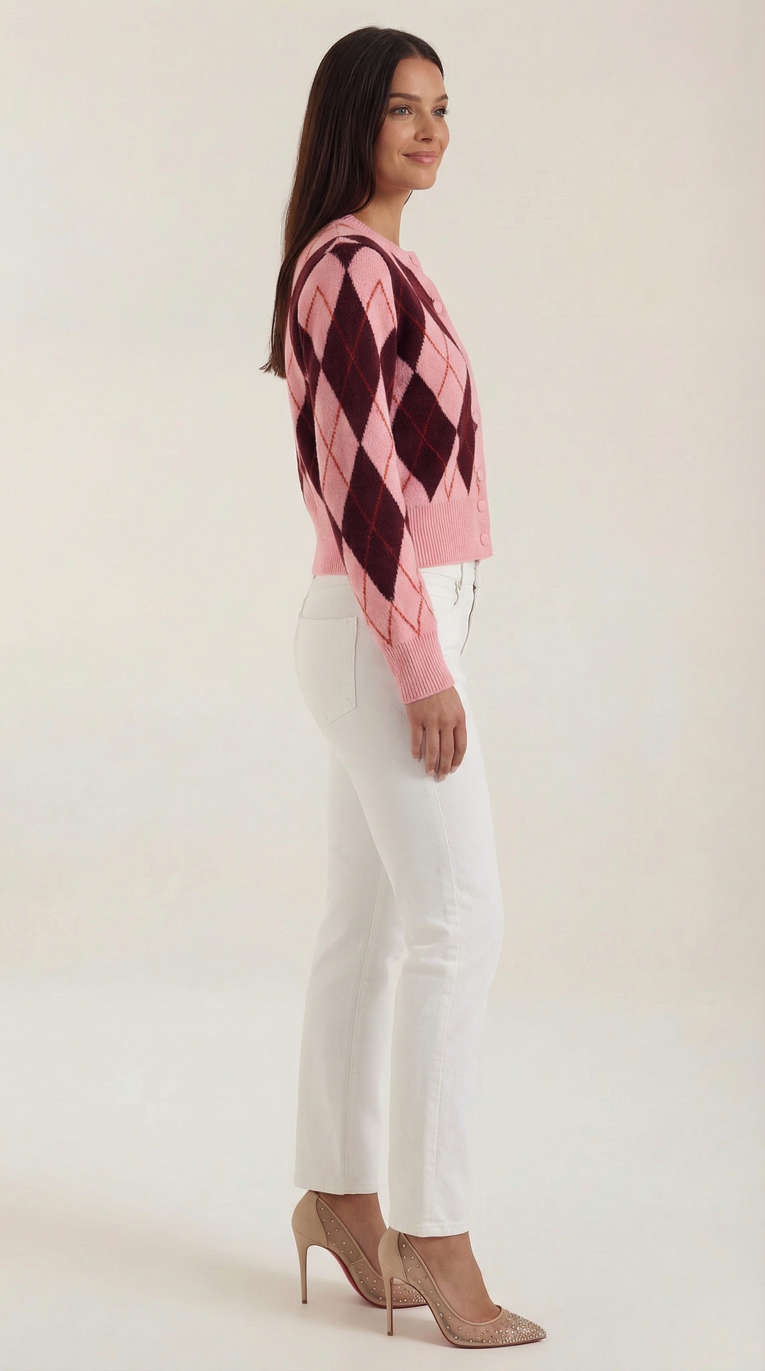 Lange Melodie Gebreide Cardigan met Lange Mouwen