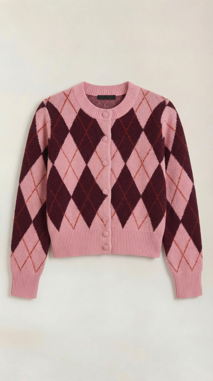 Lange Melodie Gebreide Cardigan met Lange Mouwen