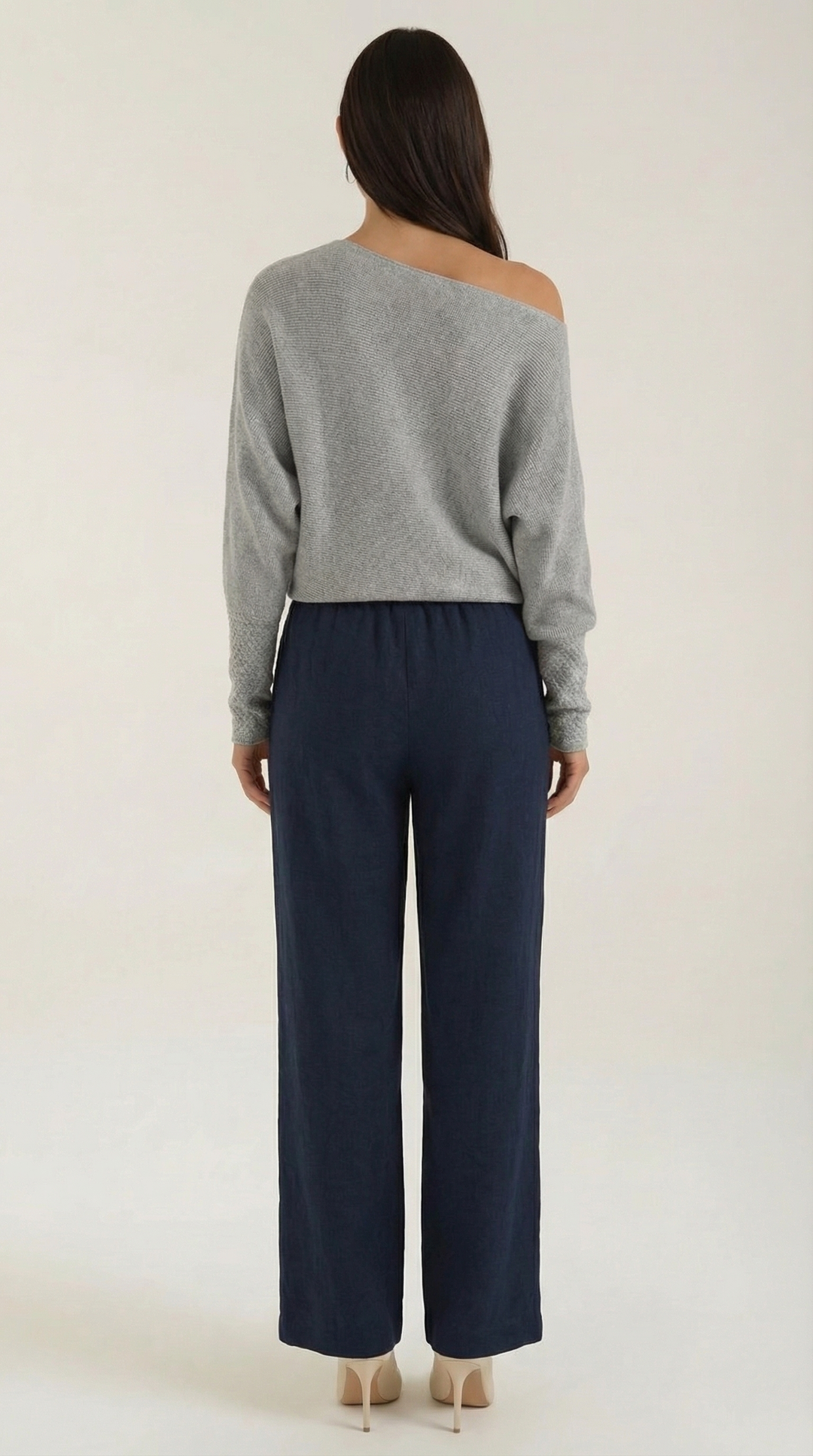 Mildred Off-Shoulder Gebreide Trui