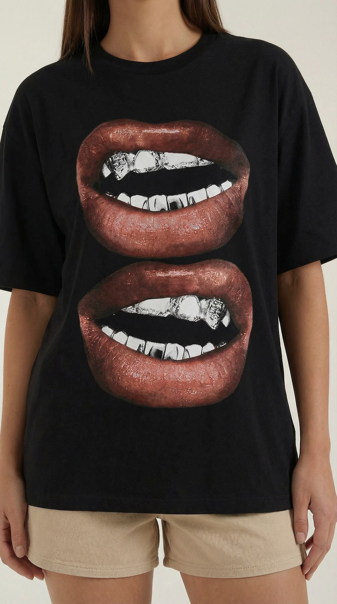 'Natalia' Oversized T-Shirt met Grafisch Ontwerp