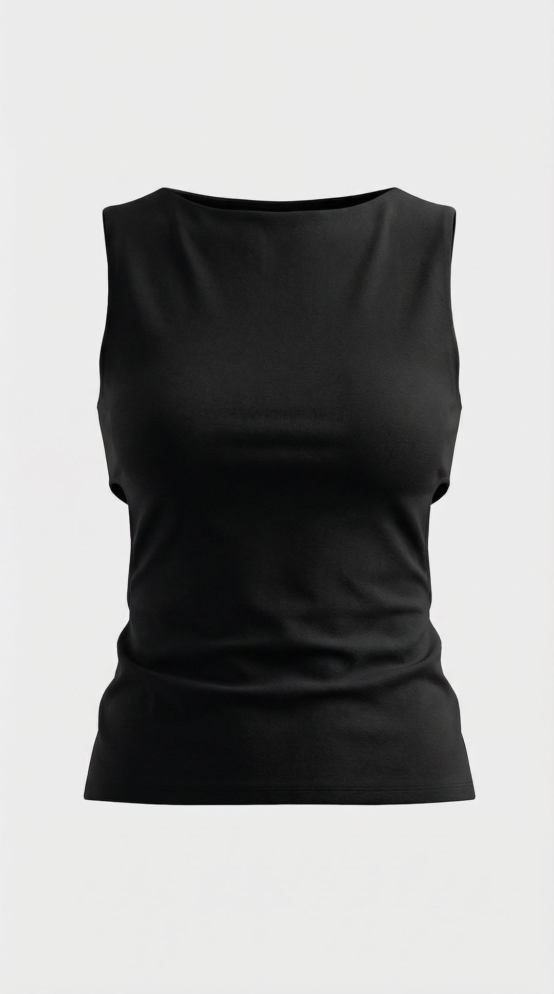 Opal Mouwloze Top met Uitsnijdingen