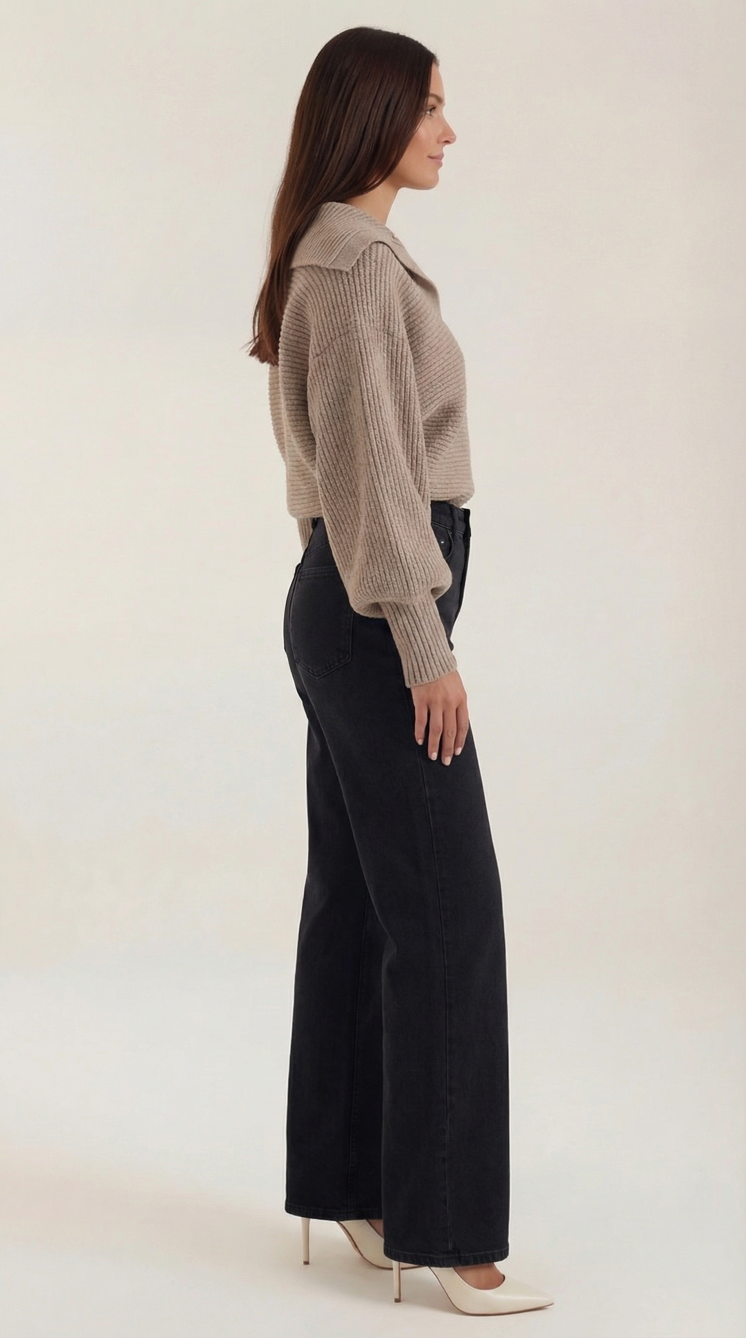 Chunky gebreide coltrui
