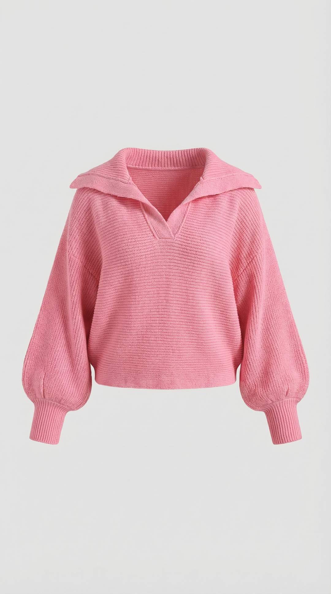 'Pauline' chunky knit hoge nek trui