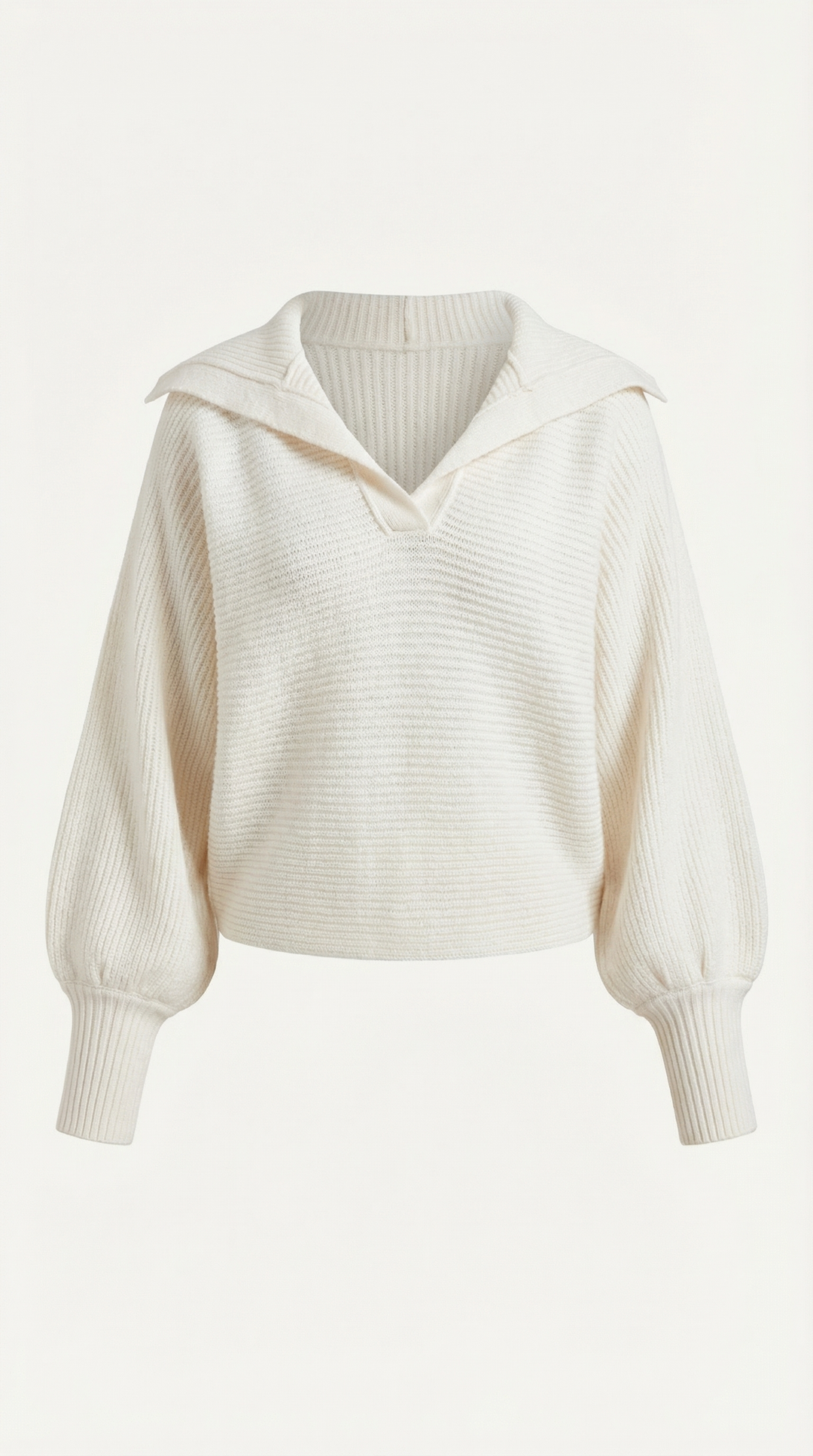 'Pauline' chunky knit hoge nek trui