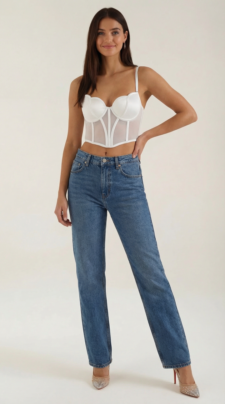 Penelope Korte Korset Top