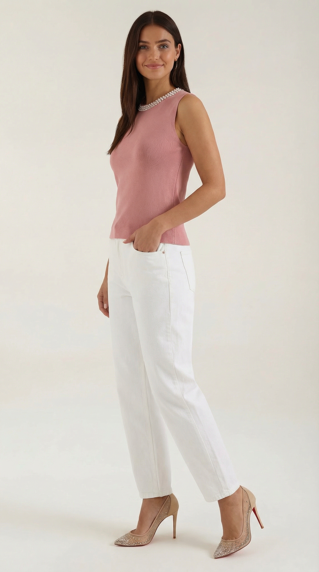 Rosalba Mouwloze Top